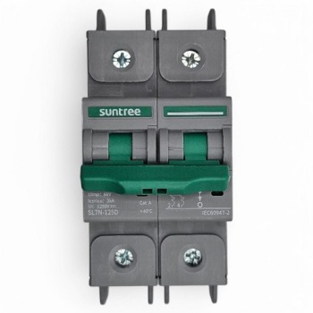 Suntree SL7N-125D 2P DC 1000V автоматичен предпазител за соларни панели 16А - 32А