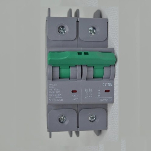 Suntree SL7N-125D 2P DC 1000V автоматичен предпазител за соларни панели 16А - 32А